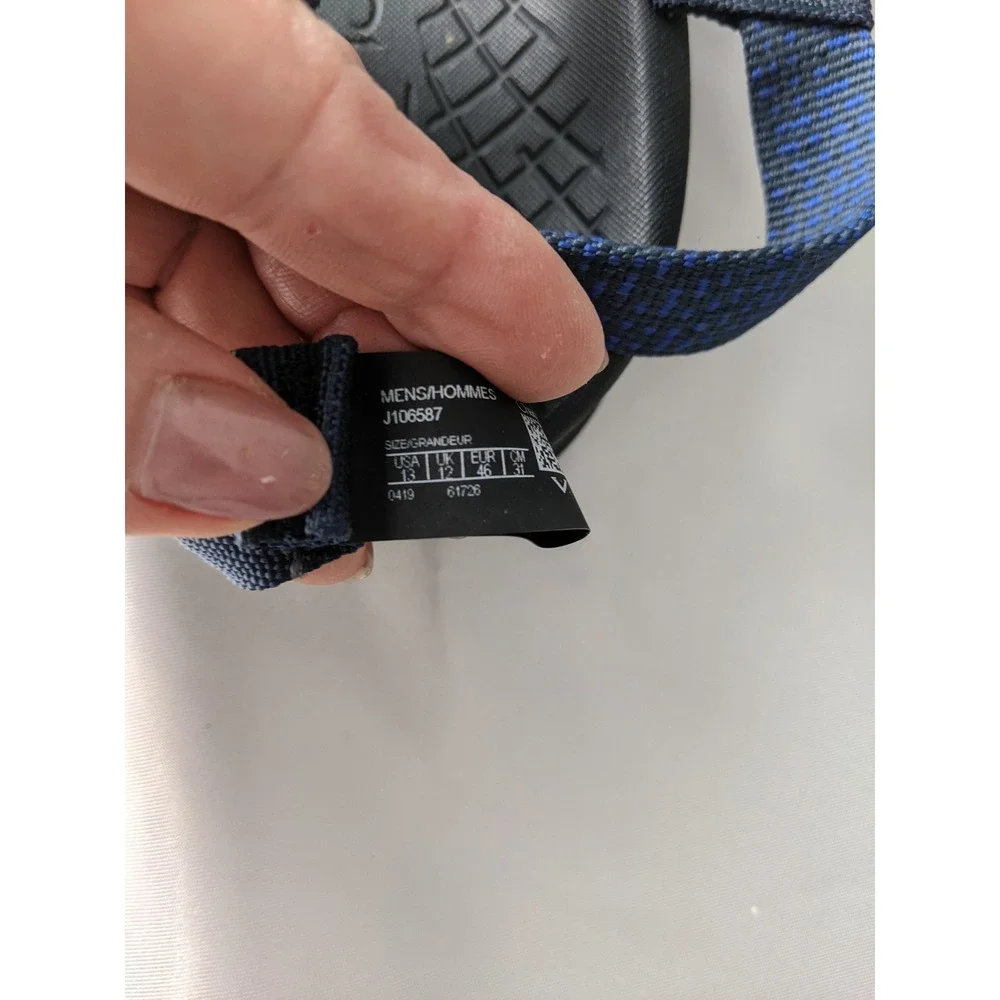 Chaco Z/Cloud 2 Mens Sandals Size 13 Blue‎ Black Hiking Sport J106587